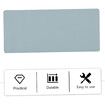 Non Slip Desk Pad, PU Leather Desk Protector for Keyboard and Mouse, Office and Home, 90 x 45 cm, Light Blue