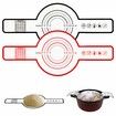 2 Pcs Silicone Bread Sling for Dutch Oven with Long Straps, Non-stick & Easy to Clean Reusable Bread Baking Mat, Heat Resistant Dutch Oven Liners