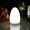 LED Colorful Egg Shaped Night Light USB Charging Desk Lamp Table Lamp for Home Outdoor Bar, 10x15cm