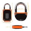 Gym Locker Lock, 4 Digit Weatherproof and Outdoor Combination Padlock