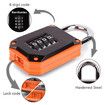 Gym Locker Lock, 4 Digit Weatherproof and Outdoor Combination Padlock