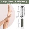 Foot File Foot Scrubber Pedicure,Callus Remover for Feet Professional Grater Rasp Foot Scraper Corns Callous Removers Cracked Dead Skin Remover (Grey)