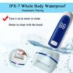 Callus Remover for Feet,13-in-1 Professional Pedicure Tools Foot Care Kit,Foot Scrubber Electric Feet File Pedi for Hard Cracked Dry Dead Skin,3 Rollers,2 Speed,Battery Display (Blue)