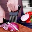 Onion Holder for Slicing,Lemon Slicer Onion Cutter for Slicing,Vegetable Cutter for Potato and Tomato,Avocados,Eggs,Food Slicer Assistant Tool for Slicing Fruit Lemon and Meat