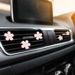 6 Pcs Daisy Flower Air Vent Clip Air Freshener Outlet Clip Car Air Conditioning Clip Charm Car Inter Decor(Pink,3 cm,3.3 cm)