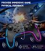 Switch Controller Compatible with Switch/Lite/OLED,Switch Pro Controller With RGB Breathing LED,Supports Multi-Platform & App with Turbo,Wake-up Function