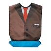 Bibs for Eating, Washable and Waterproof Bibs for Elderly Men 34 X 17.5 Inch Clothing Protectors for Men Seniors , Bow Tie
