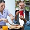 Bibs for Eating, Washable and Waterproof Bibs for Elderly Men 34 X 17.5 Inch Clothing Protectors for Men Seniors , Bow Tie