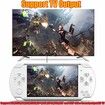 Handheld Game Console, Built-in 1200 Games with 4.3 Inch HD Screen, Retro Game System Support TV Output, Best Gift for Kids(White)