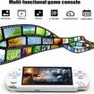 Handheld Game Console, Built-in 1200 Games with 4.3 Inch HD Screen, Retro Game System Support TV Output, Best Gift for Kids(White)