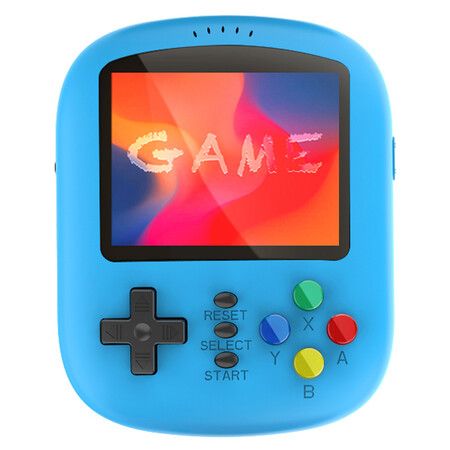 2.8-inch Display 620-in-1 Rechargeable Retro Portable Electronic Handheld Game Console,Blue