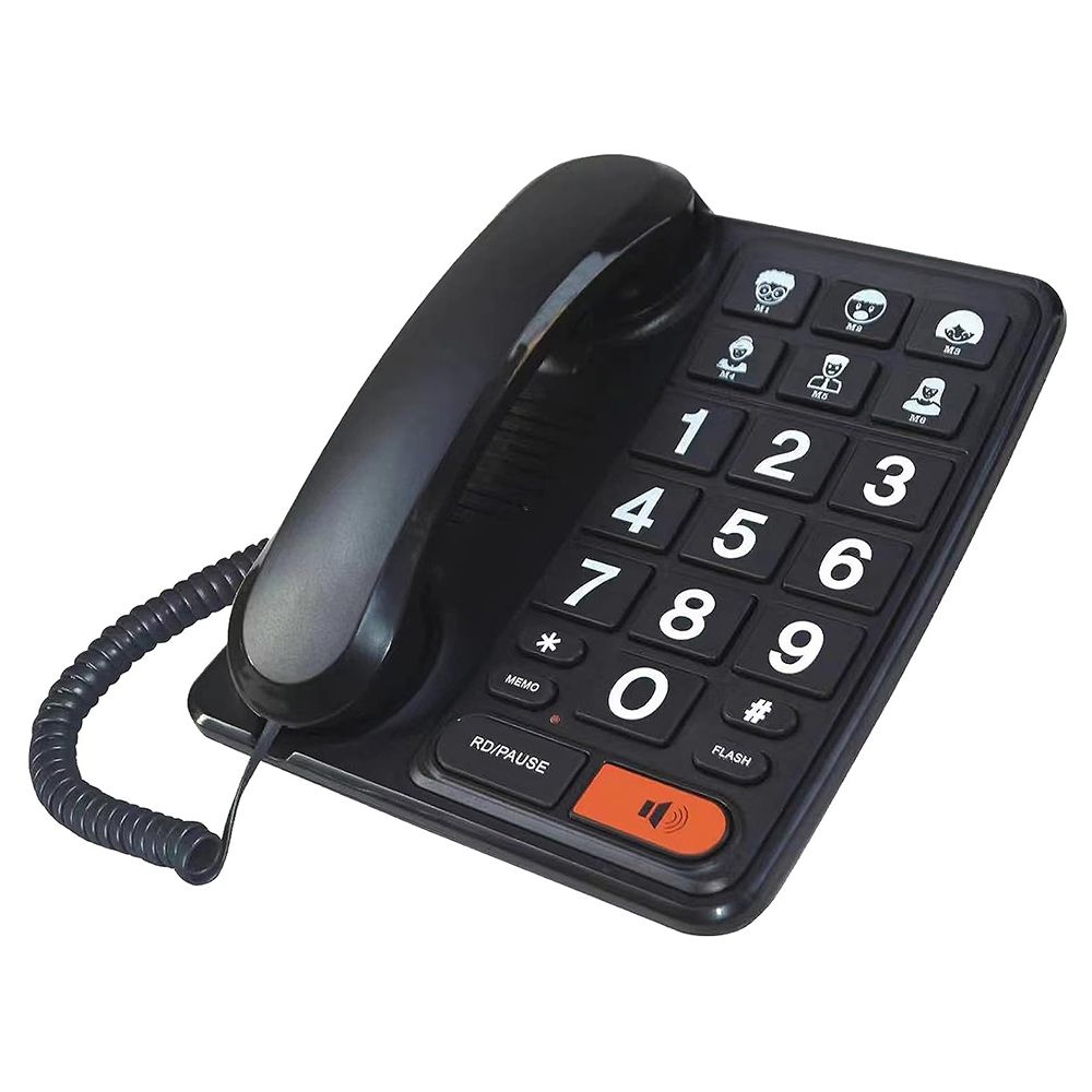 Big Buttons Phone for Seniors, Corded Telephone for Elderly for Living
