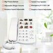 Big Button Corded Phone for Seniors, Landline Phones with One Touch Dialing, Extra Loud Ringer for Home, Office, Hotel