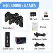 64G 4K 30000+ Games Stick 3D HD Retro Video Game Console WITH Wireless Controller TV 50 Emulator For PS1/N64/DC