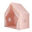 Kids Tent Play House Pink Princess Castle Playhouse with Star Lights Mat for Childrens Room Toys Cottage Indoor Outdoor Games Boys Girls Gift