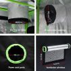 Greenfingers Grow Tent Light Kit 120x120x200CM 1000W LED 6" Vent Fan,Greenfingers Grow Tent Light Kit LED 1000W Full Spectrum 6" Vent 120x120x200CM