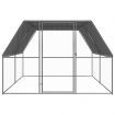 Outdoor Chicken Cage 3x4x2 m Galvanised Steel
