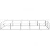 Dog Kennel Silver 10 m² Steel