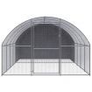 Outdoor Chicken Coop 3x4x2 m Galvanised Steel