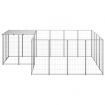 Dog Kennel Silver 6.05 m² Steel