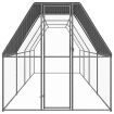 Outdoor Chicken Cage 2x8x2 m Galvanised Steel