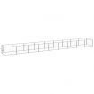 Dog Kennel Silver 9 m² Steel