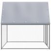 Chicken Cage Silver and Grey 2x2x2 m Galvanised Steel