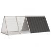 Rabbit Cage Anthracite 201.5x80.5x71 cm Galvanised Steel