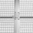 Rabbit Cage Anthracite 201.5x80.5x71 cm Galvanised Steel