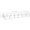 Dog Kennel Silver 12 m² Steel