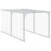 Chicken Cage with Run Anthracite 110x609x110 cm Galvanised Steel