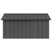 Dog House Anthracite 116.5x153x81.5 cm Galvanised Steel