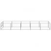 Dog Kennel Silver 5 m² Steel