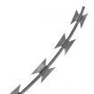 Razor Wires Helical Wire Rolls 2 pcs Galvanised Steel 60 m