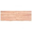 Bathroom Countertop Light Brown 120x40x4 cm Treated Solid Wood