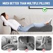 Bed Wedge Leg Pillow Backrest Contour Ergonomic Pregnancy Foam Cushion Elevation Support Raiser with Cover