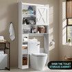 Toilet Shelf Storage Cabinet Bathroom Organiser Towel Shampoo Holder Over Washer Laundry Washing Machine Organisation