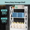 Toilet Storage Shelf Freestanding Bathroom Holder Organiser Adjustable Rack Cabinet Over Washer Washing Machine Organisation