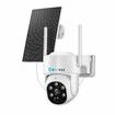 WiFi Security Camera CCTV Set Solar Wireless Home PTZ Outdoor Surveillance System 4MP Spy Waterproof Remote Channel