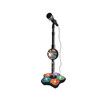Kids Microphone with Stand Karaoke Song Music Instrument Toys Brain-Training Educational Toy Birthday Gift Color Black
