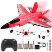 RC Airplane F-35 Jet Plane 2 CH Easy to Fly for Kids Beginners (Red)
