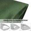 Satin Pillowcase Set of 2 Silk Pillow Cases for Hair and Skin Satin Pillow Covers 2 Pack with Envelope Closure (51*66cm Light Green)