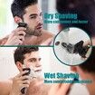 Mens Electric Razor for Men Face Shaver f  Rechargeable Razors  Cordless Waterproof Wet Dry