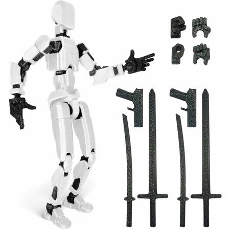 3D Printed Action Figure 5.54-inch Dummy13,Action Figure 3D Printed ...