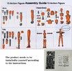 3D Printed Action Figure 5.54-inch Dummy13,Action Figure 3D Printed Multi-Jointed Movable,Action Figure,Multiple Accessories,Desk Decoration (White)