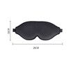 Sleep Eye Mask for Men Women, 100% Black Out 3D Contoured Cup Sleeping Mask and Blindfold, Soft Comfort Eye Shade Cover for Travel Yoga Nap, Black