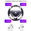 Steering Wheel Spinner, Spinner Knob Steering Wheel, Universal Fit Driving Helper Turning 360 Degree tation Booster Hand Control Power Handle for Vehicles Driving Helper Booster