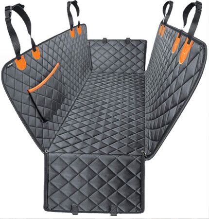 Dog Seat Cover Waterproof Hammock 600D Nonslip Durable Soft Pet Back Seat Covers for Cars Trucks and SUVs
