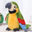 Talking Parrot No Matter What You Say It Will Repeat What You Say Fun Learning Good Helper Brings You Happiness Toys Green