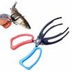 Fish Gripper,Metal Fishing Pliers Gripper Fish Control Clamp,Multifunctional Two Teeth Fishing Pliers for Most Freshwater Fish Grip Tackle Holder (2 Claw)